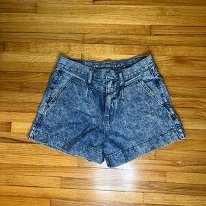 American Eagle Outfitters Women's Blue Denim Shorts